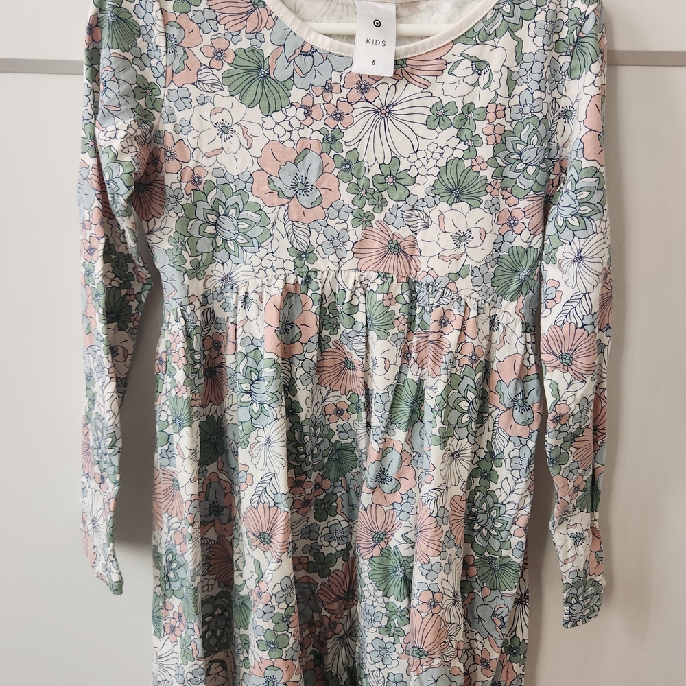 Target Floral Kids Dress - Pastel Mix